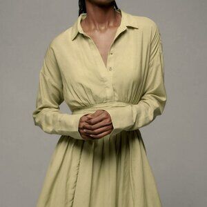sabine embroidered mini dress Sabine Linen Mini Dress main image 1